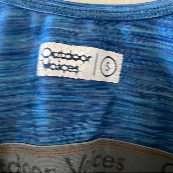 Outdoor Voices Heathered Blue Active Top Sports Bra Size Small - Picture 6 of 10